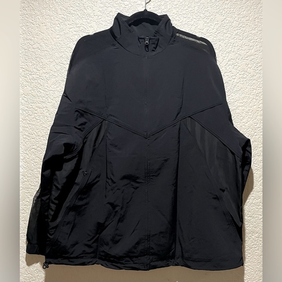 ALO Yoga NWOT Origin Full Zip Track Jacket Black Size M - Picture 7 of 14